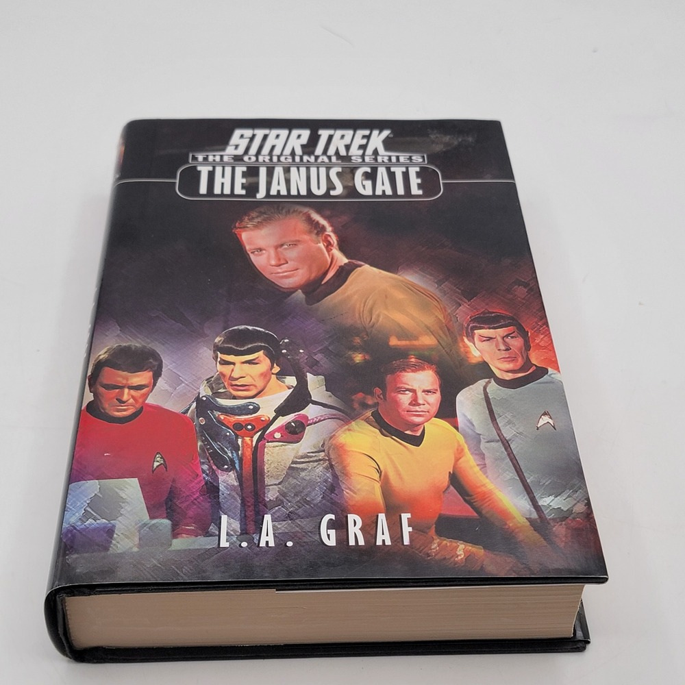 LA Graf Star Trek The Janus Gate Hardcover SFBC First Printing Omnibus Excellent